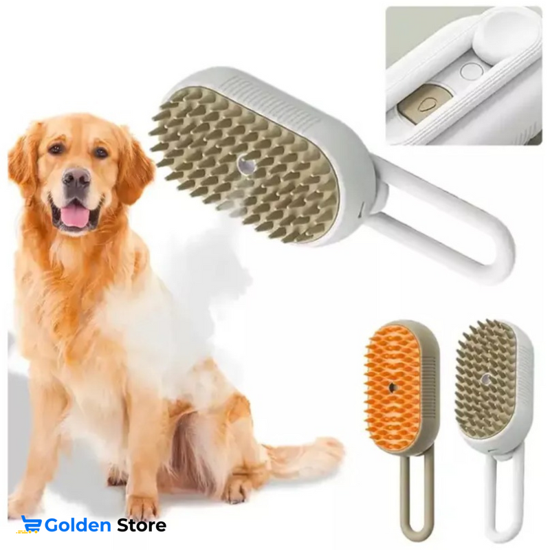 Escova PetClean Max - Multifuncional 3 em 1